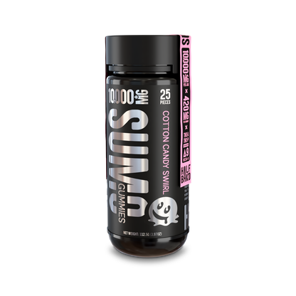 Half Bak'd D9 SUMO Cotton Candy Swirl Gummies