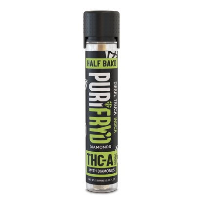 Half Bak'd PuriFryd Diamonds 2G Pre-Roll | Diesel Truck