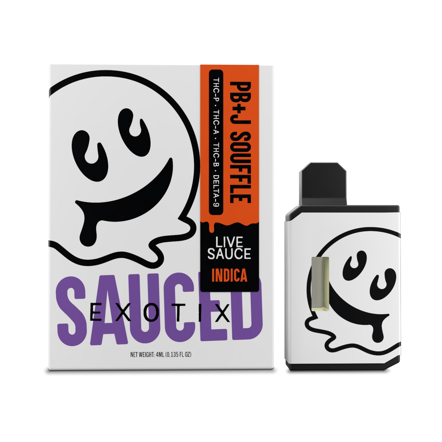 Half Bak'd THC-A 4G Disposable | PBJ Souffle