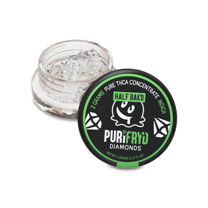 Half Bak'd Live Resin PURIFRY'D THC-A Krypto Chronic - Diamonds