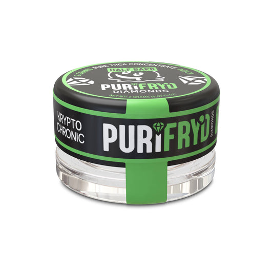 Half Bak'd Live Resin PURIFRY'D THC-A Krypto Chronic - Diamonds