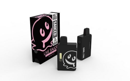 Half Bak'd SAUCE'D Live Resin 4G Disposable | Pink Picasso
