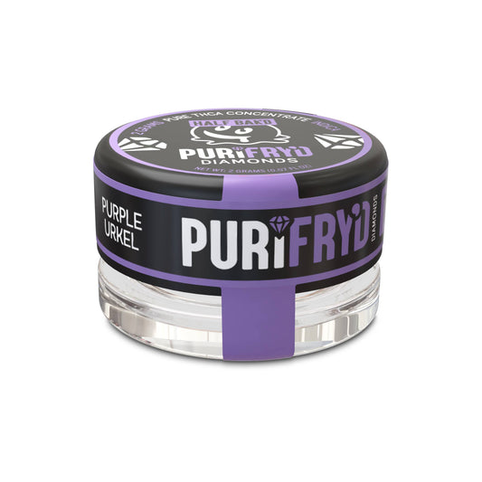 Half Bak'd Live Resin PURIFRY'D THC-A Purple Urkel - Diamonds