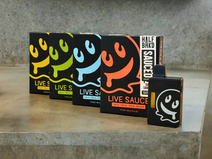 Half Bak'd SAUCE'D Live Resin 4G Disposable | Ube Cream